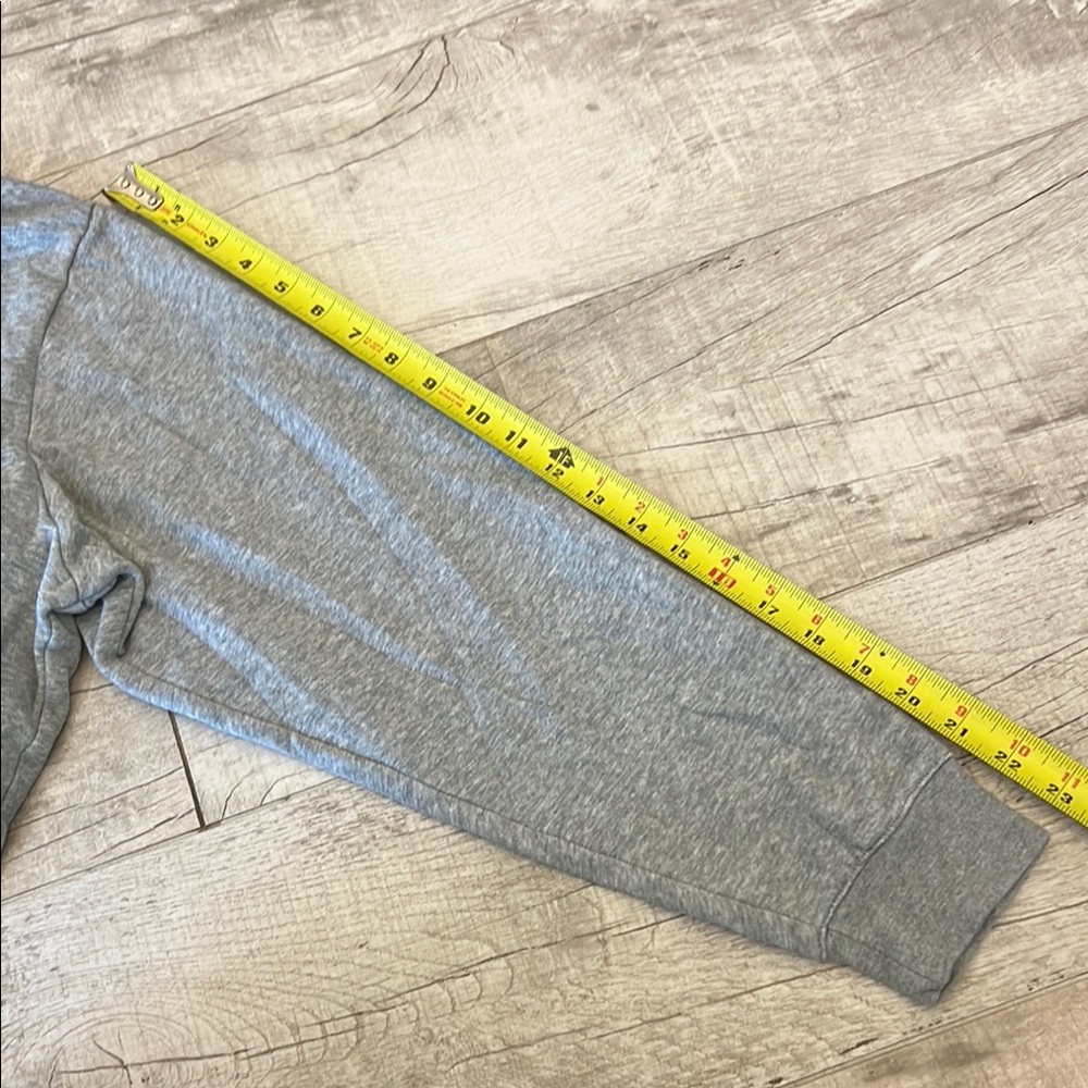 Nike Cropped  Drawstring Hoodie‎ Women’s Size Large Gray - Picture 5 of 8
